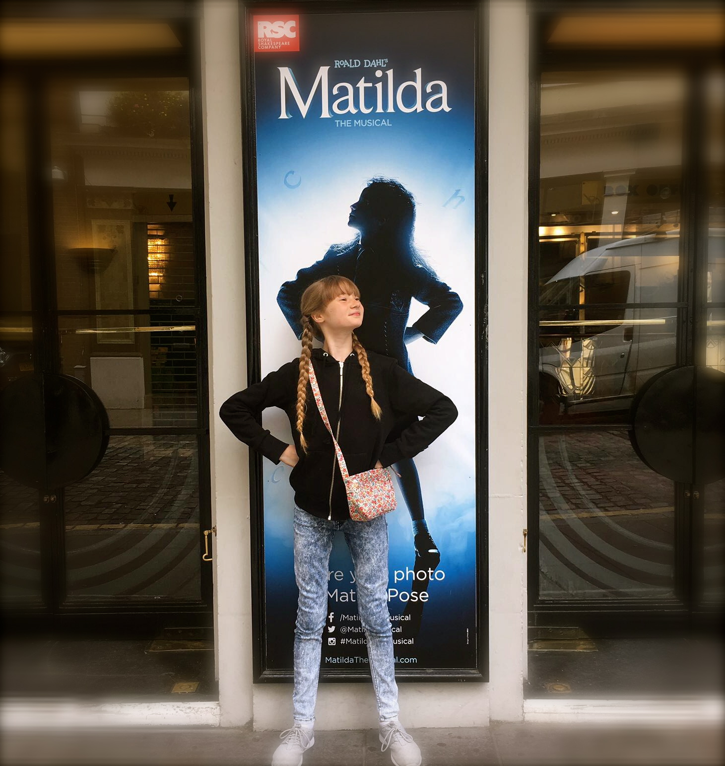 Violet Tucker who played a lead role in Matilda the musical in London's west end
